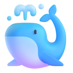 Whale icon representing Baby and Toddler programme
